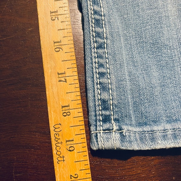 Womens Vigoss Capri Denim Jeans Size 7  Flap Pockets 30 Inch Waist - Picture 3 of 9